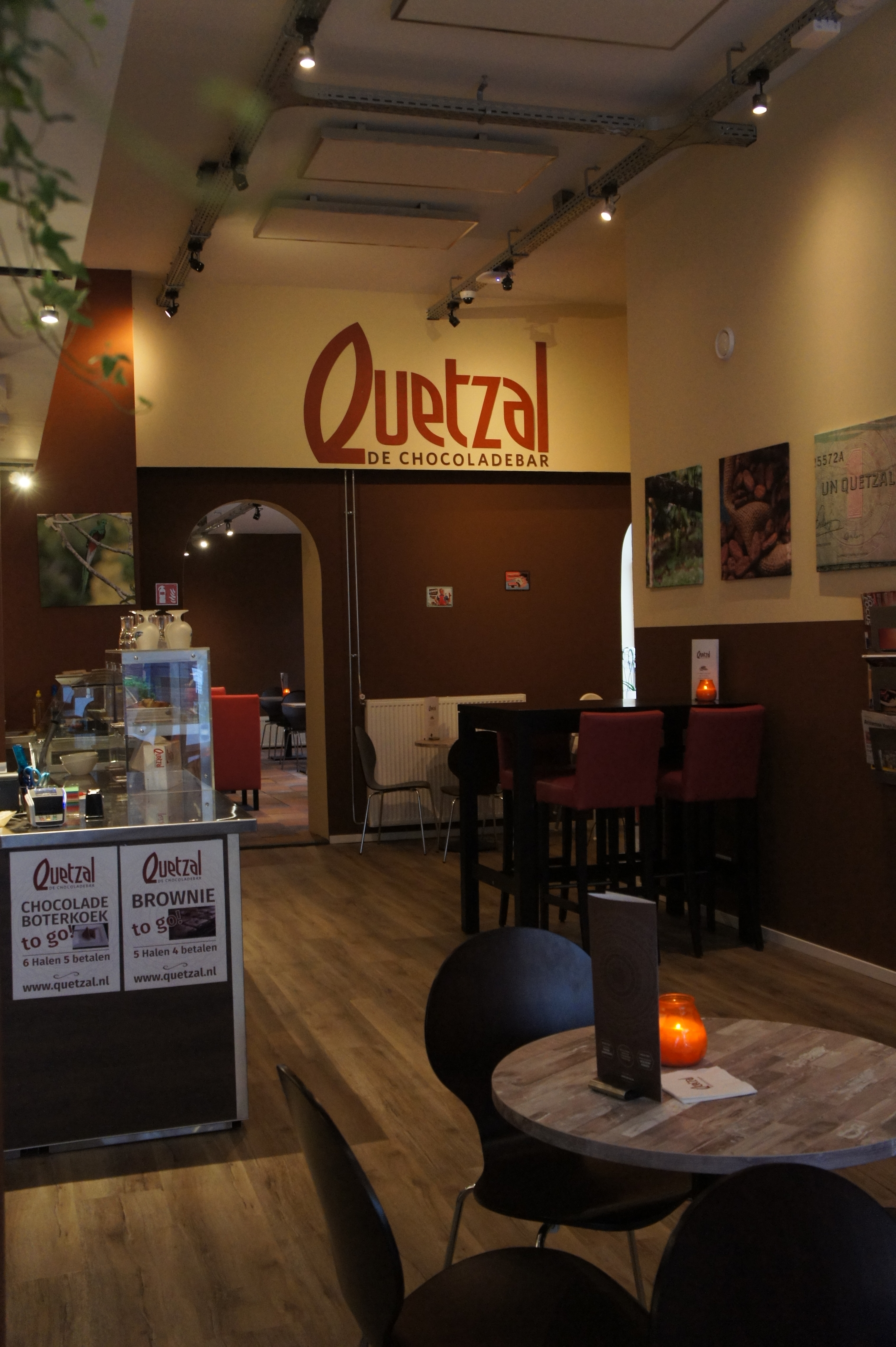 Chocoladebar Quetzal in Arnhem